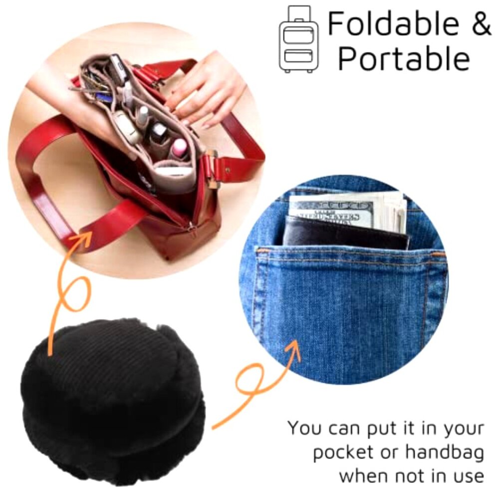 Premium Foldable Adjustable Earmuffs Thermal Ear … - image 4